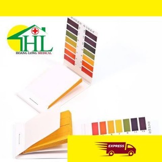 [Hàng Chuẩn] Giấy Quỳ Tím Thử Độ pH Thang Đo Từ 1 Đến 14