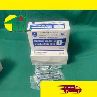 [Bán lẻ 10 chiếc] Bơm tiêm 1 lần Vinahankook 1ml