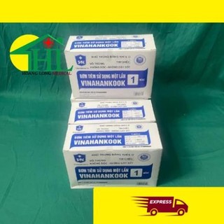 [Bán lẻ 10 chiếc] Bơm tiêm 1 lần Vinahankook 1ml