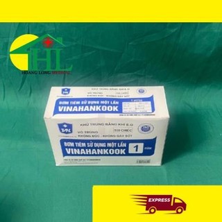 [Bán lẻ 10 chiếc] Bơm tiêm 1 lần Vinahankook 1ml