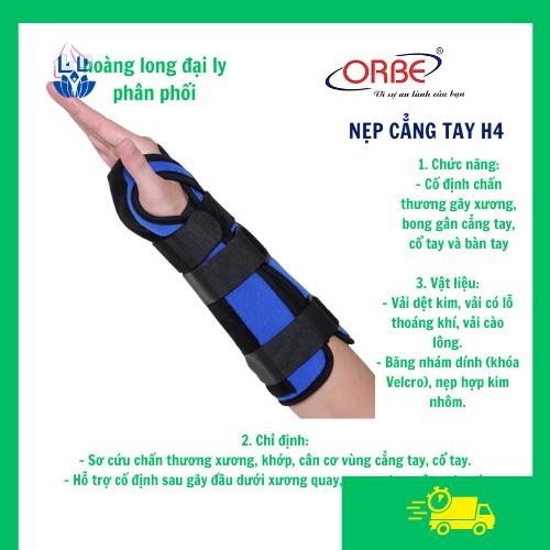 Nẹp cẳng tay H4