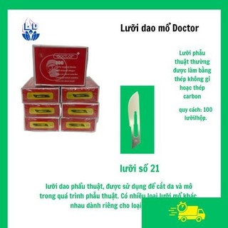 LƯỠI DAO MỔ PHẪU THUẬT ẤN (DOCTOR+-) SỐ 11/15