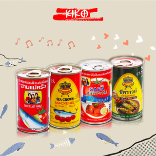 Cá mòi 3 cô gái - cá nục sốt cà hộp 155gr/290gr