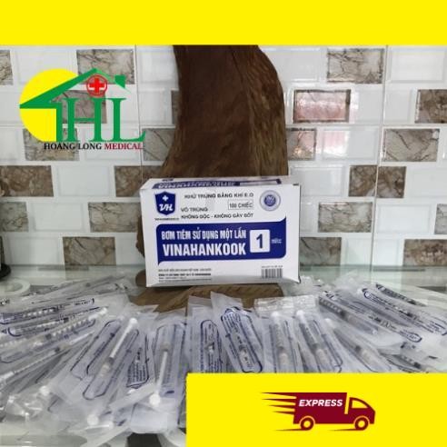 Bơm tiêm 1 lần Vinahankook 1ml