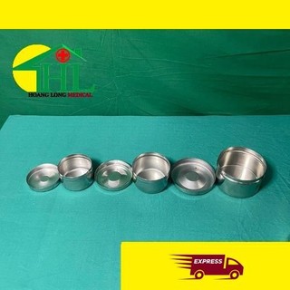 Hộp đựng bông cồn inox - hộp lưu mẫu các size