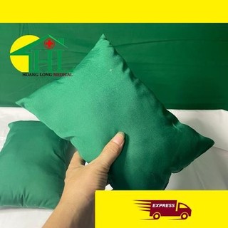 Gối kê tay khám bệnh, lấy máu xét nghiệm bệnh nhân màu xanh , màu trắng