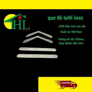 Que đè lưỡi Inox thẳng, cong hàng Việt Nam chất lượng cao