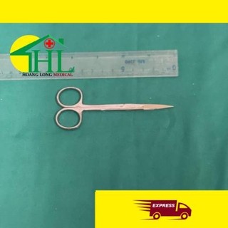 Kéo cắt chỉ thẳng nhọn 10cm-kéo y tế