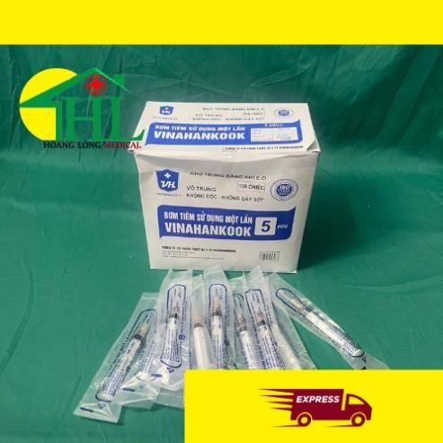 Bơm tiêm 1 lần Vinahankook 5ml