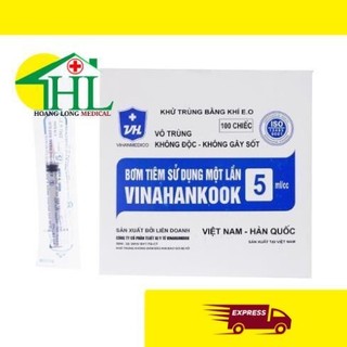 Bơm tiêm 1 lần Vinahankook 5ml