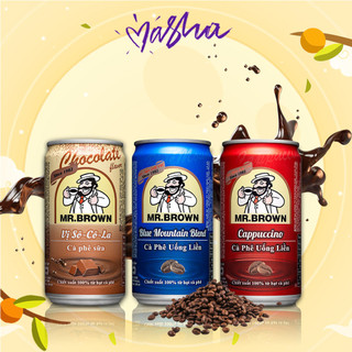Cà phê mr.brown lon 240ml - ngon hơn khi uống lạnh