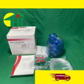 Bóng Bóp Ambu Cấp Cứu Oxy Tập Thở [Người Lớn, Trẻ Em]