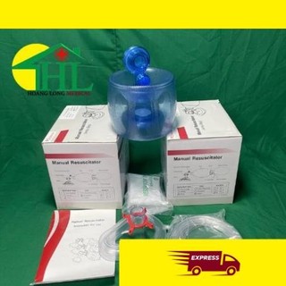 Bóng Bóp Ambu Cấp Cứu Oxy Tập Thở [Người Lớn, Trẻ Em]