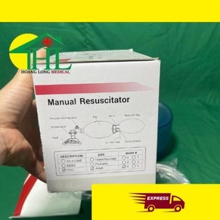 Bóng Bóp Ambu Cấp Cứu Oxy Tập Thở [Người Lớn, Trẻ Em]