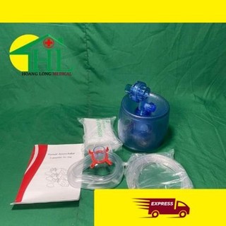 Bóng Bóp Ambu Cấp Cứu Oxy Tập Thở [Người Lớn, Trẻ Em]