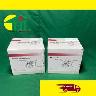 Bóng Bóp Ambu Cấp Cứu Oxy Tập Thở [Người Lớn, Trẻ Em]