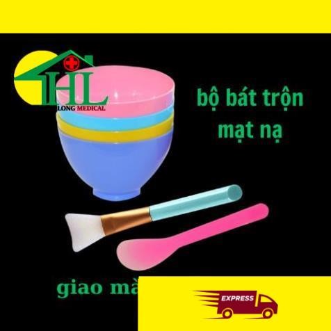 Combo bát, chổi, thìa đắp mặt na