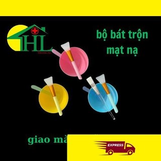 Combo bát, chổi, thìa đắp mặt na
