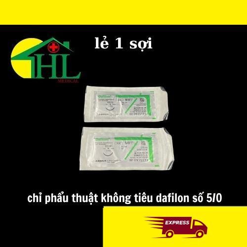 Chỉ phẫu thuật Dafilon 5/0 (01 sợi)