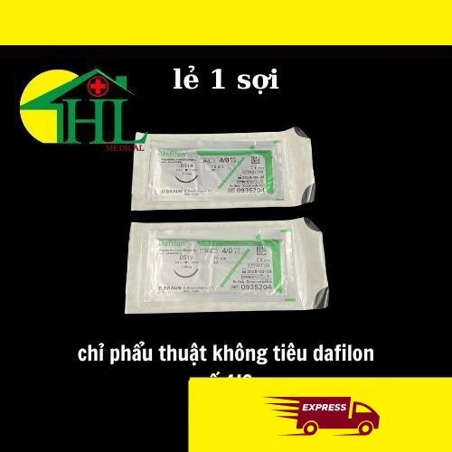 Chỉ phẫu thuật Dafilon 4/0 (01 sợi)