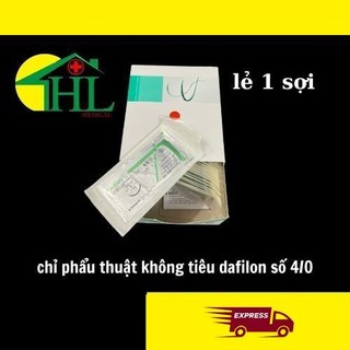 Chỉ phẫu thuật Dafilon 4/0 (01 sợi)