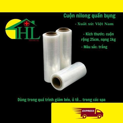 Cuộn màng co, cuộn nilon to quấn bụng, ủ tê