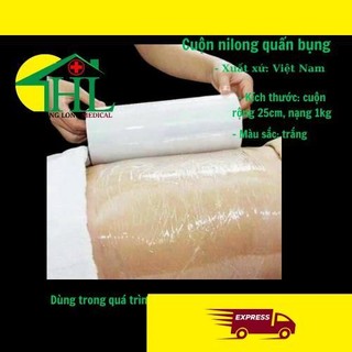 Cuộn màng co, cuộn nilon to quấn bụng, ủ tê
