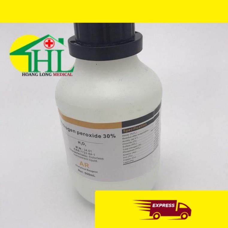 Oxy già Hydrogen peroxide H2O2 30% tinh khiết 500ml