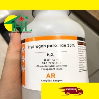 Oxy già Hydrogen peroxide H2O2 30% tinh khiết 500ml