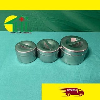 Hũ đựng bông cồn y tế- inox 304