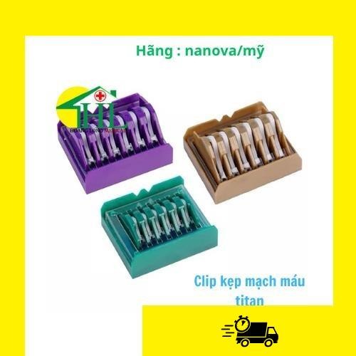 Clip kẹp mạch máu titan NANOVA/MỸ