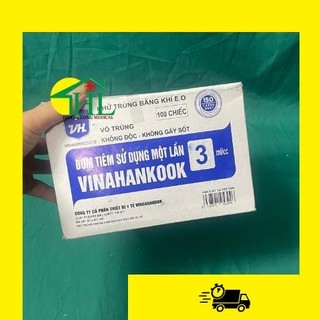 [Bán lẻ 10 chiếc] Bơm tiêm 1 lần Vinahankook 3ml