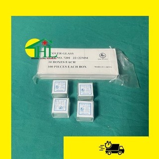 Lamen kính hiển vi 22x22mm hộp 100 kính