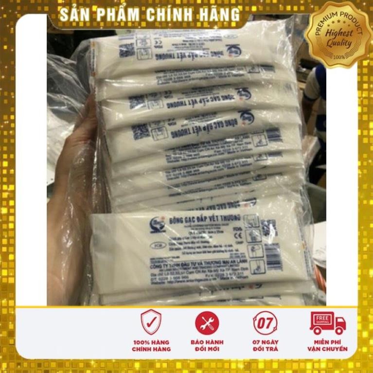 Bịch 50 túi bông gạc đắp vết thương An Lành (6x15)