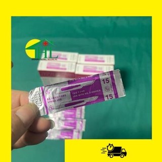 Lưỡi dao mổ kiato số 15 nhỏ ,xắc bén hộp 100 cái