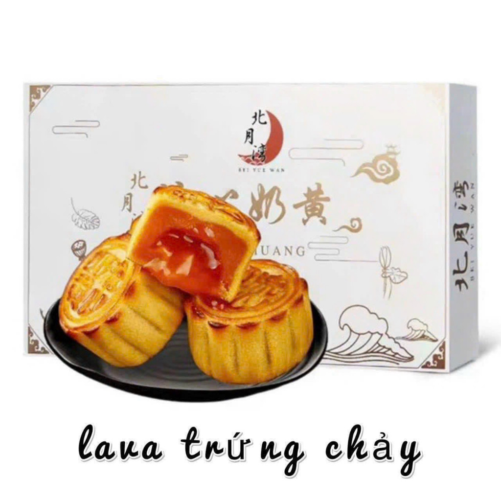 Bánh lava trứng chảy hộp 6 cái thơm ngon