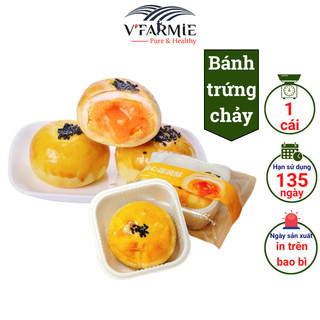 Bánh trứng chảy Egg Yolk Puff 1 cái - Bánh ngọt nhân lòng đỏ trứng Aidebao