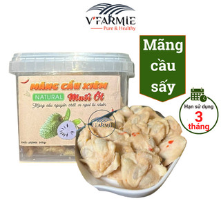 Mãng cầu sấy muối ớt chua cay sấy dẻo có kèm muối tôm 220g và 260g