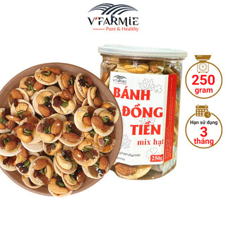 Bánh đồng tiền mix hạt và trái cây sấy 250g