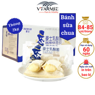 Bánh sữa chua Horsh Ông già thùng 2kg 84-85 bánh