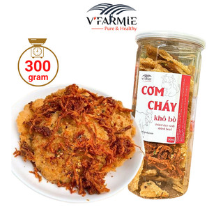 Cơm cháy khô bò giòn ngon Hũ 300g