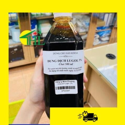 Dung dịch Lugol 1%, 3% chai 500ml