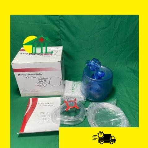 Bóng Bóp Ambu Cấp Cứu Oxy Tập Thở [Người Lớn, Trẻ Em]