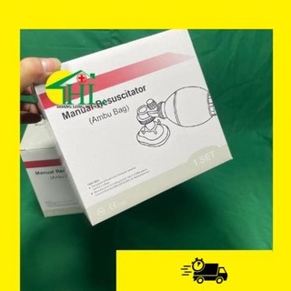 Bóng Bóp Ambu Cấp Cứu Oxy Tập Thở [Người Lớn, Trẻ Em]