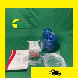 Bóng Bóp Ambu Cấp Cứu Oxy Tập Thở [Người Lớn, Trẻ Em]
