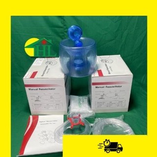 Bóng Bóp Ambu Cấp Cứu Oxy Tập Thở [Người Lớn, Trẻ Em]