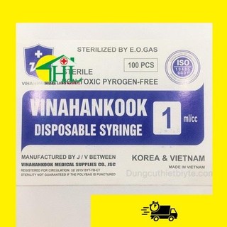 Bơm tiêm 1 lần Vinahankook 1ml