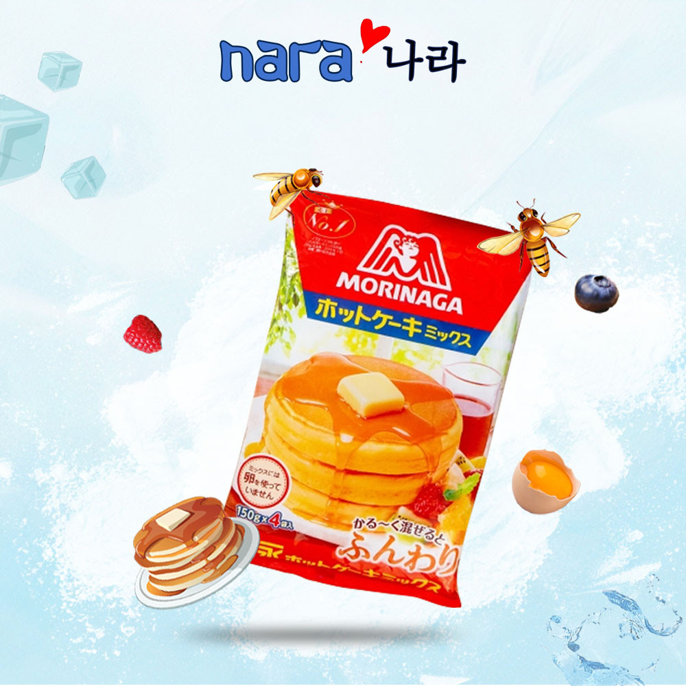 Bột làm bánh pancake Morinaga 600g - Hàng Nhật Nội Địa