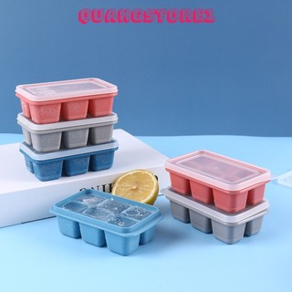 Khay Silicone Làm Đá 6 Ô Tiện Lợi