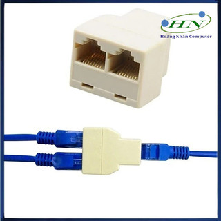 Đầu Nối Dây Mạng RJ45 chia 1 ra 2